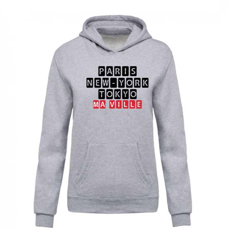 Sweat à Capuche Enfant personnalisé-2
