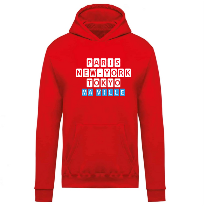 Sweat à Capuche Enfant personnalisé-2