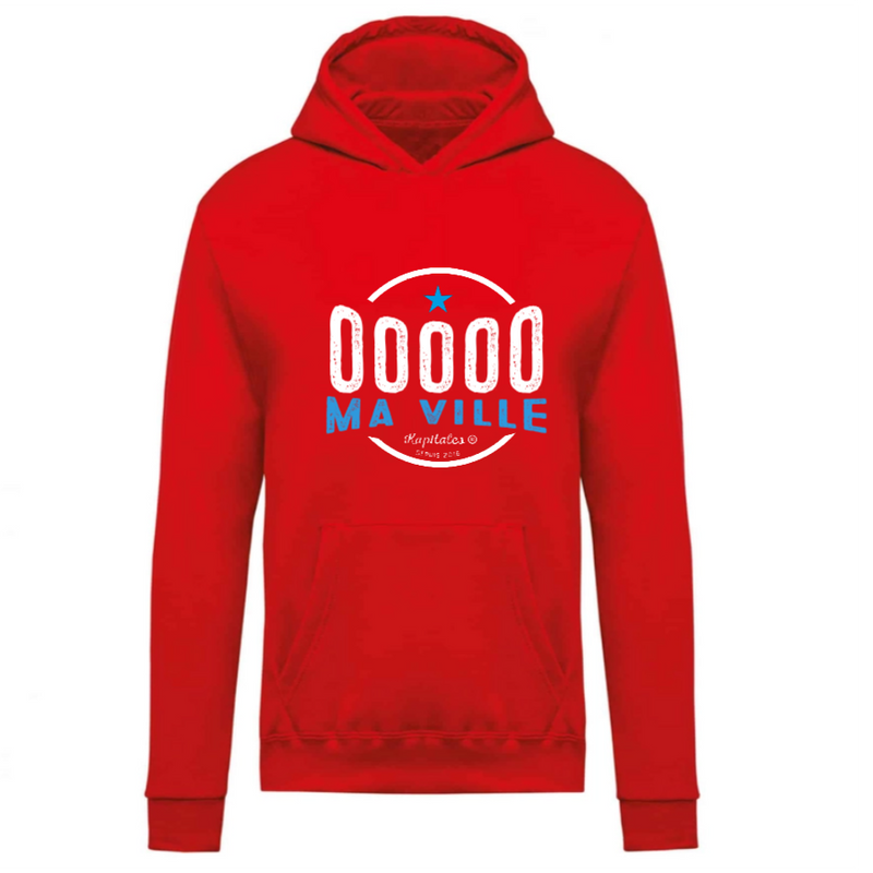 Sweat à Capuche Enfant personnalisé-4