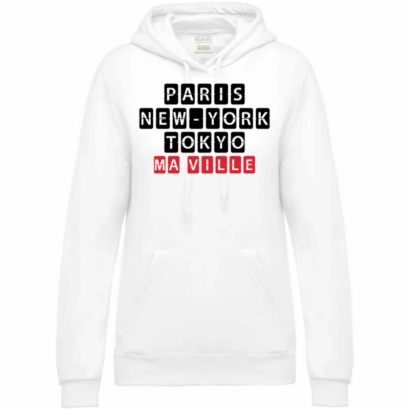 Sweat à Capuche Femme personnalisé-2