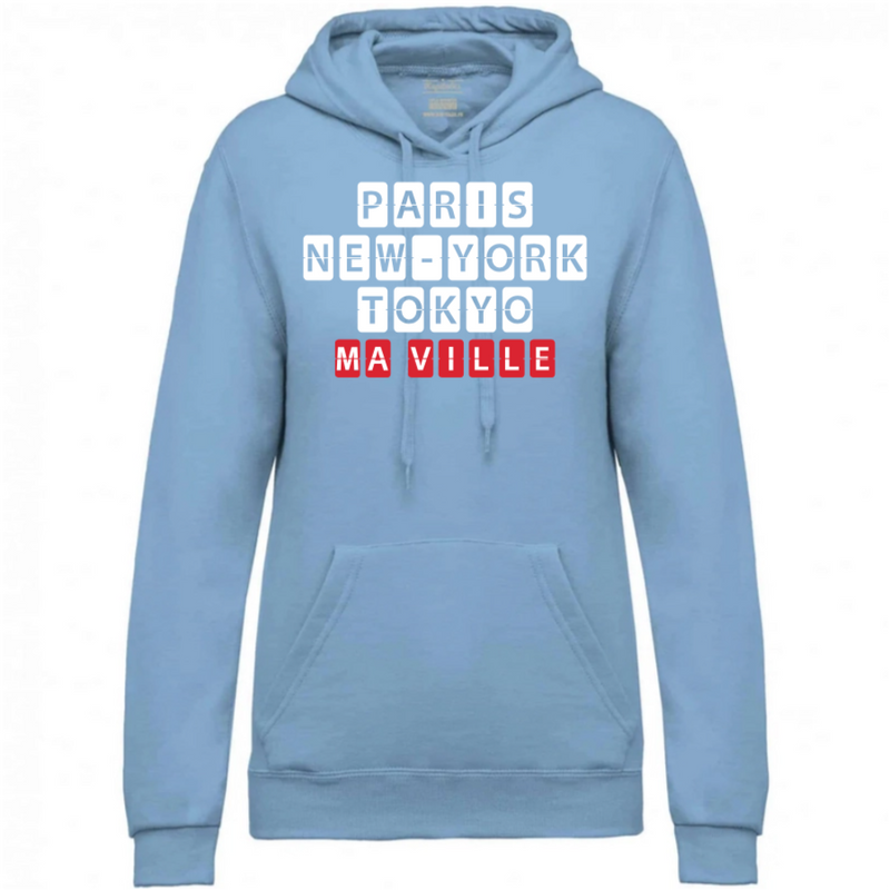 Sweat à Capuche Femme personnalisé-2