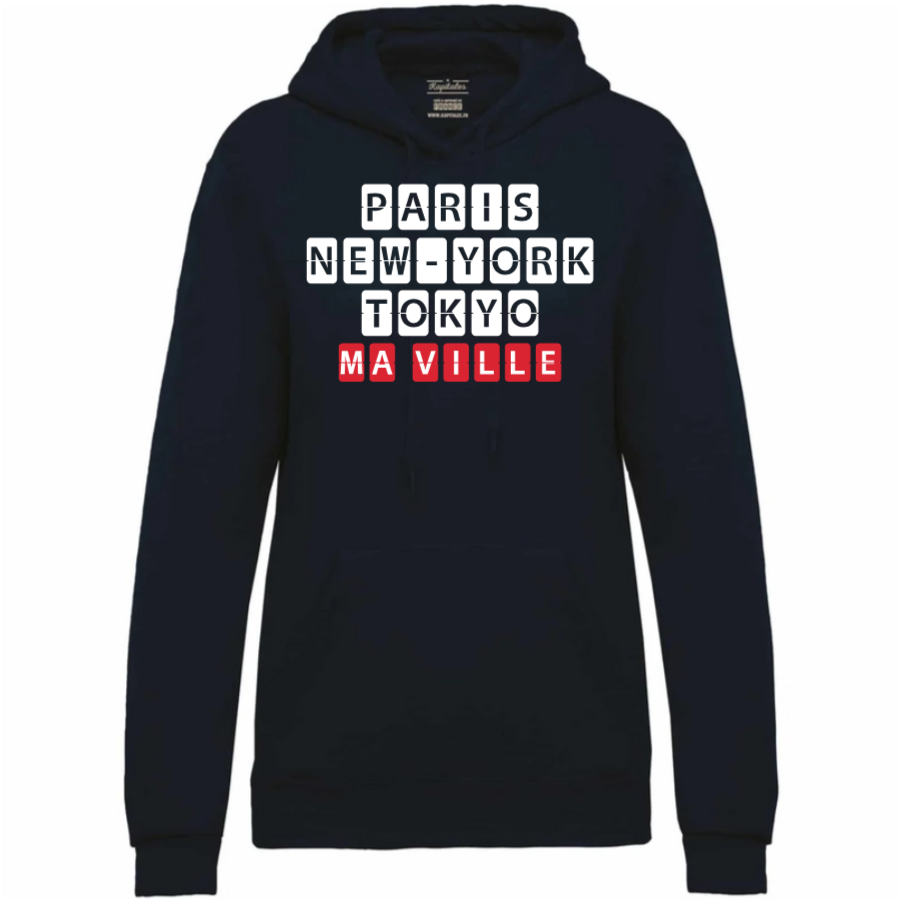 Sweat à Capuche Femme personnalisé-2