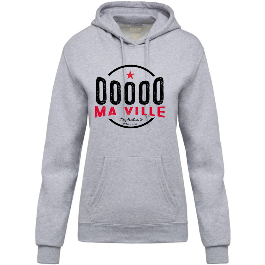 Sweat à Capuche Femme personnalisé-4