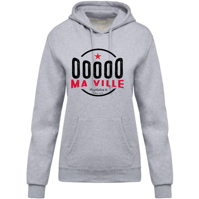 Sweat à Capuche Femme personnalisé-4