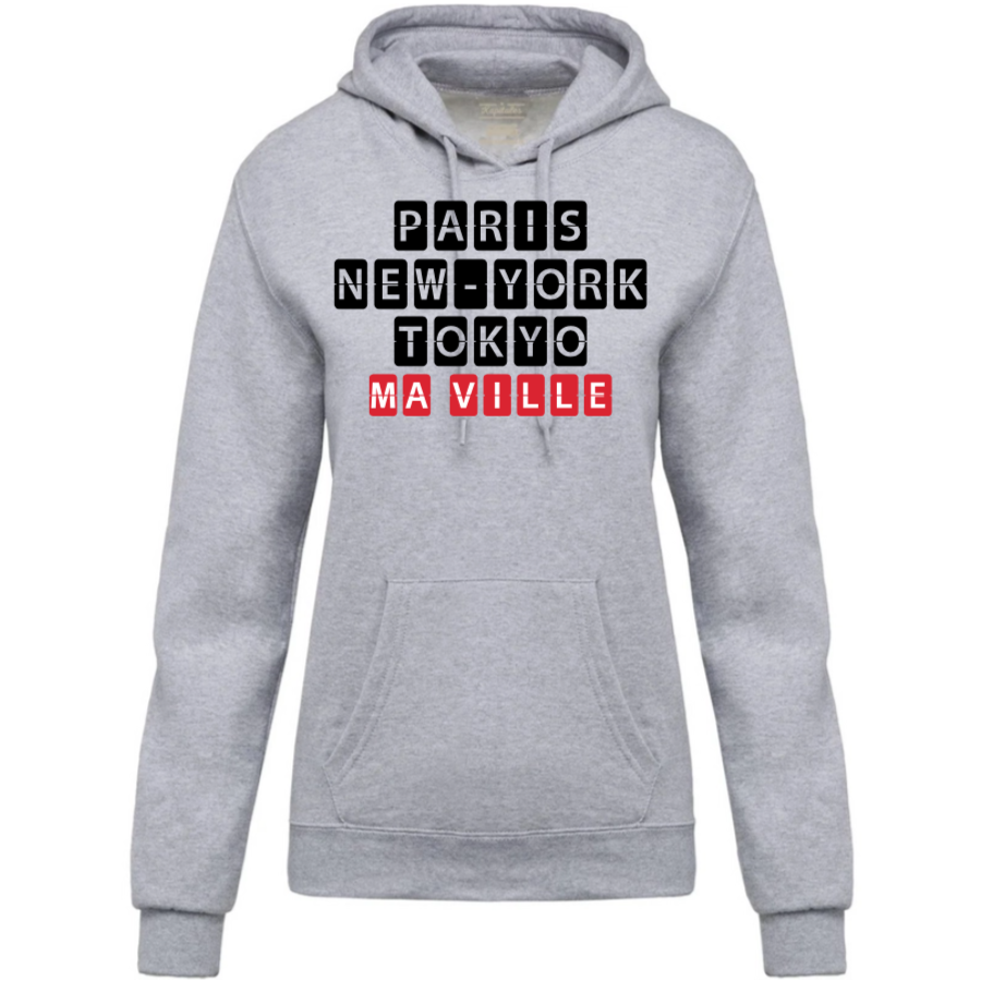 Sweat à Capuche Femme personnalisé-2
