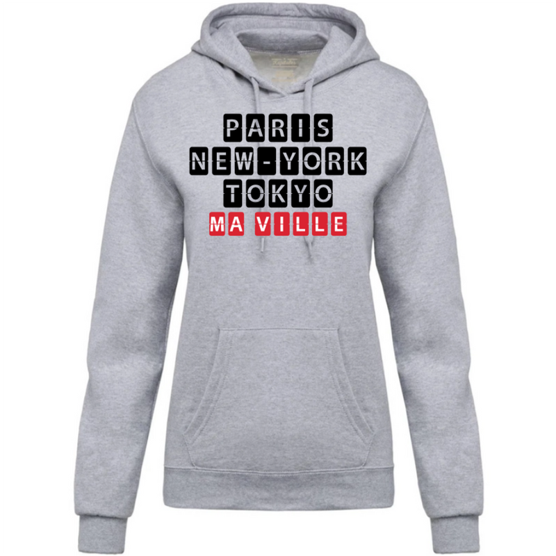Sweat à Capuche Femme personnalisé-2