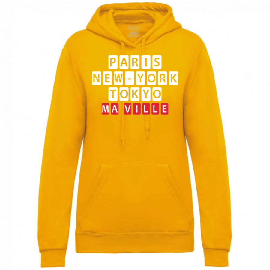 Sweat à Capuche Femme personnalisé