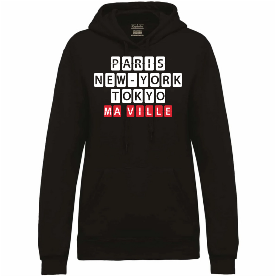 Sweat à Capuche Femme personnalisé-2