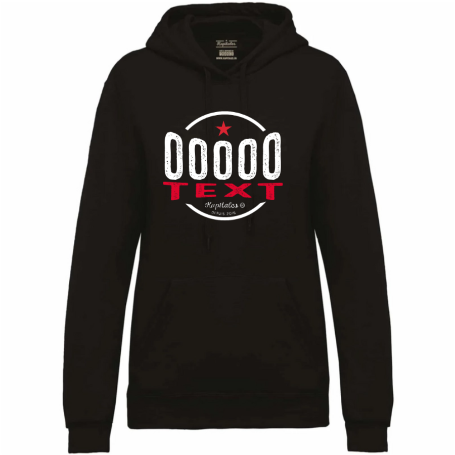 Sweat à Capuche Femme personnalisé-4