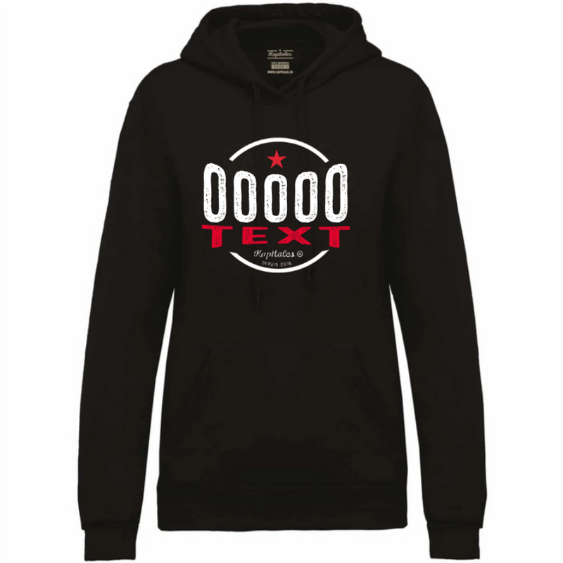 Sweat à Capuche Femme personnalisé-4