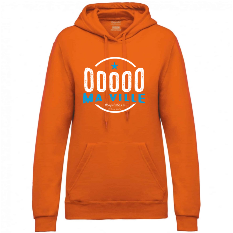 Sweat à Capuche Femme personnalisé
