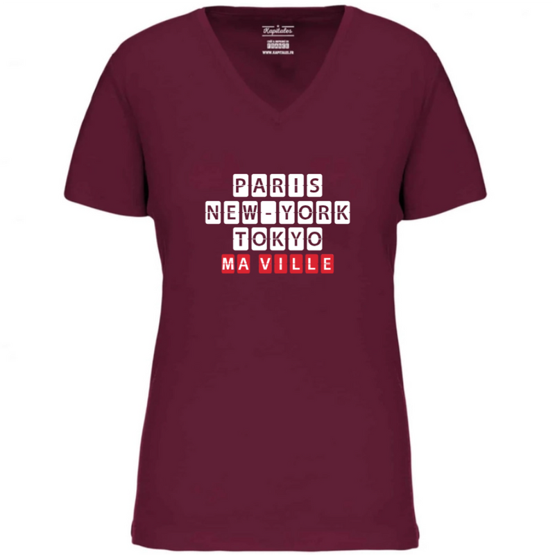 T-Shirt Femme Bio personnalisé-2