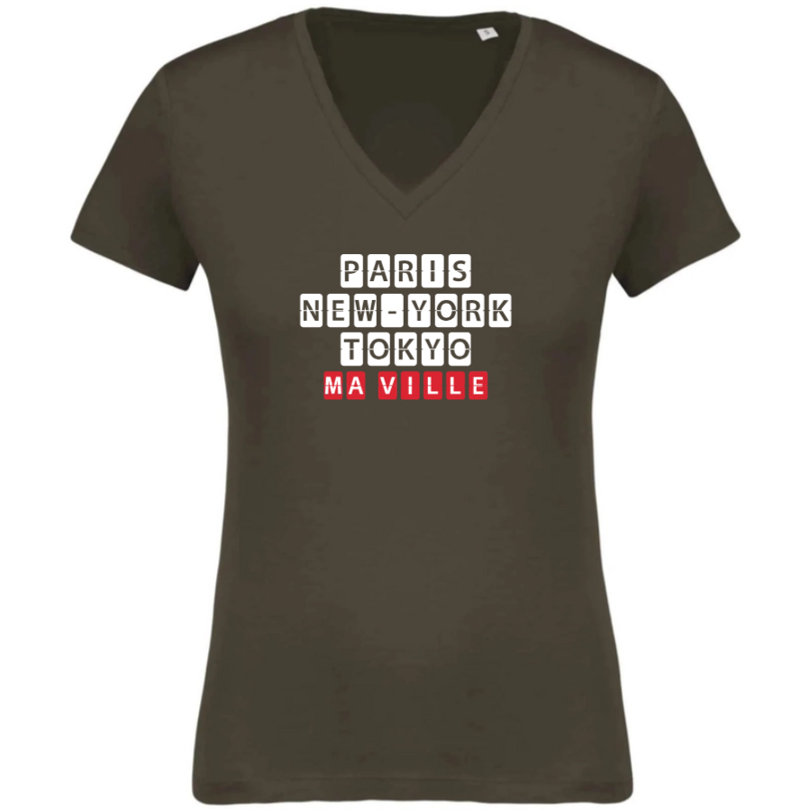 T-Shirt Femme Bio personnalisé-2