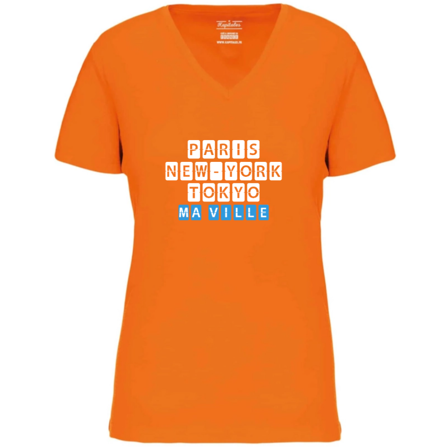 T-Shirt Femme Bio personnalisé-2