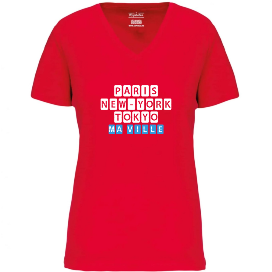 T-Shirt Femme Bio personnalisé-2