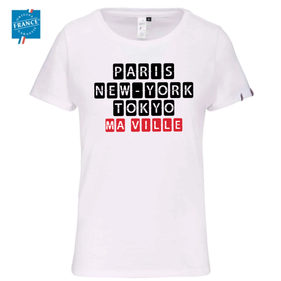 T-Shirt Origine France Femme BIO