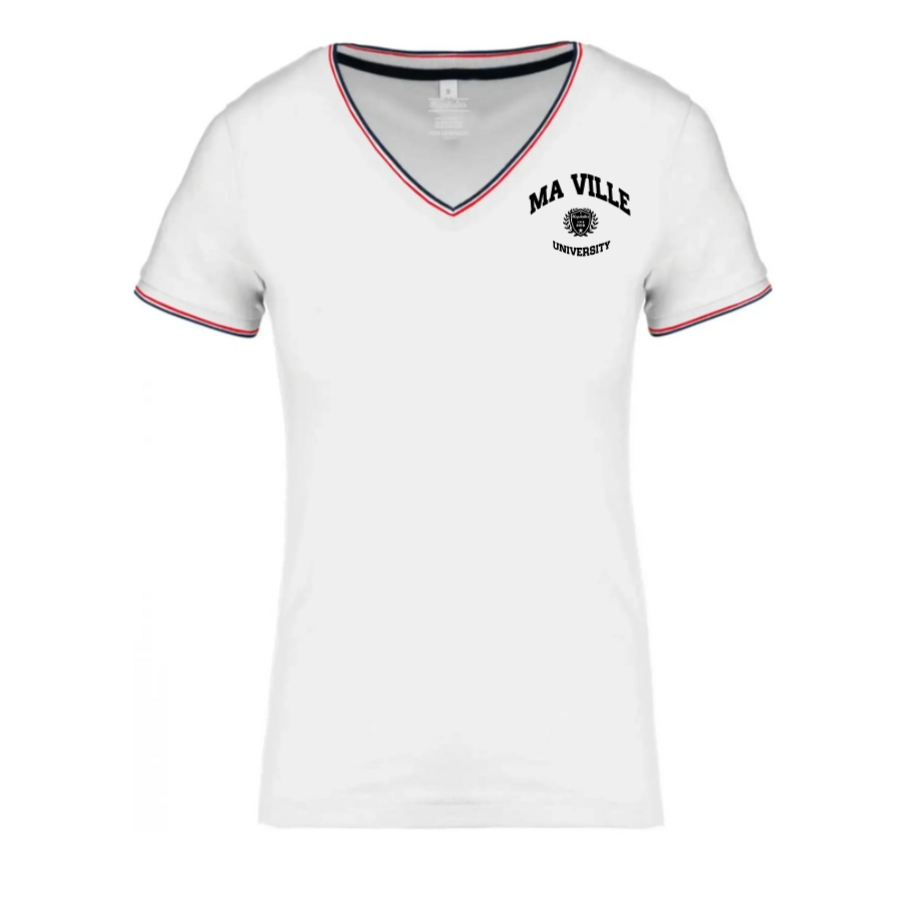 T-shirt Maille Piquée Femme-5