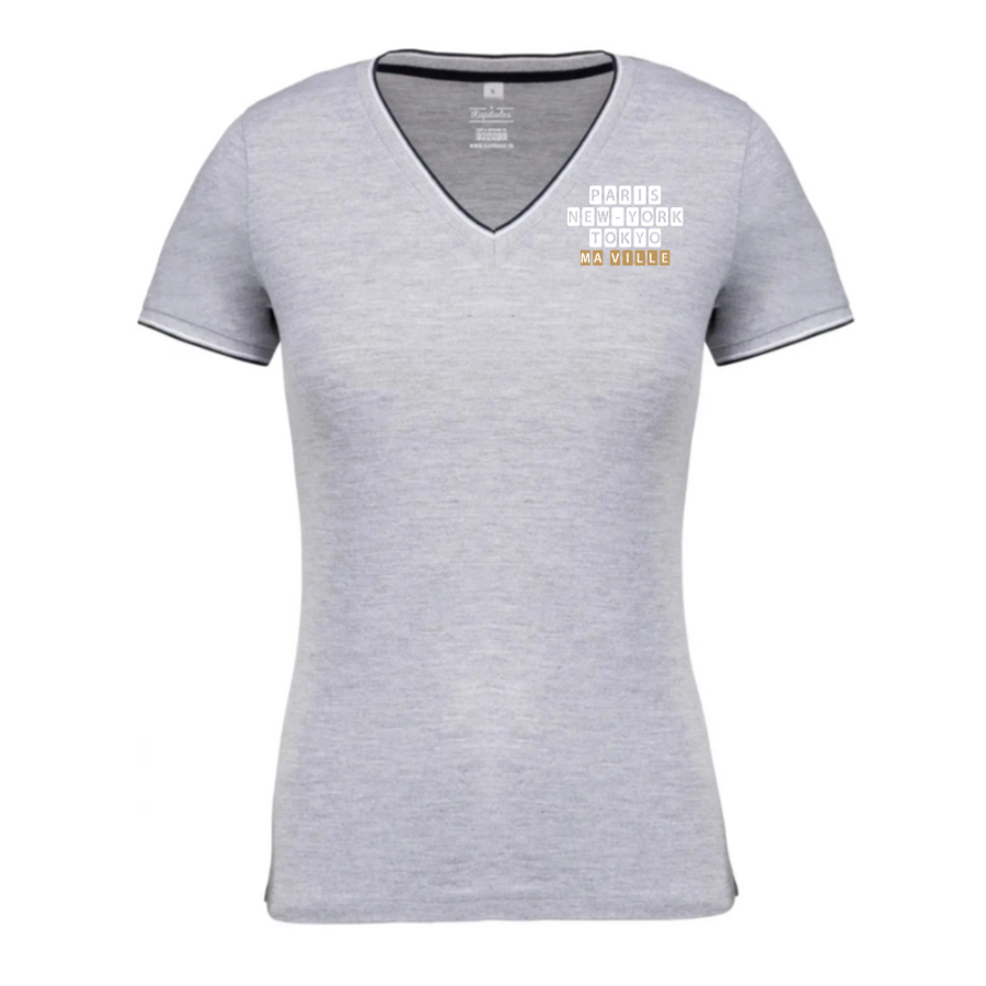 T-shirt Maille Piquée Femme-2
