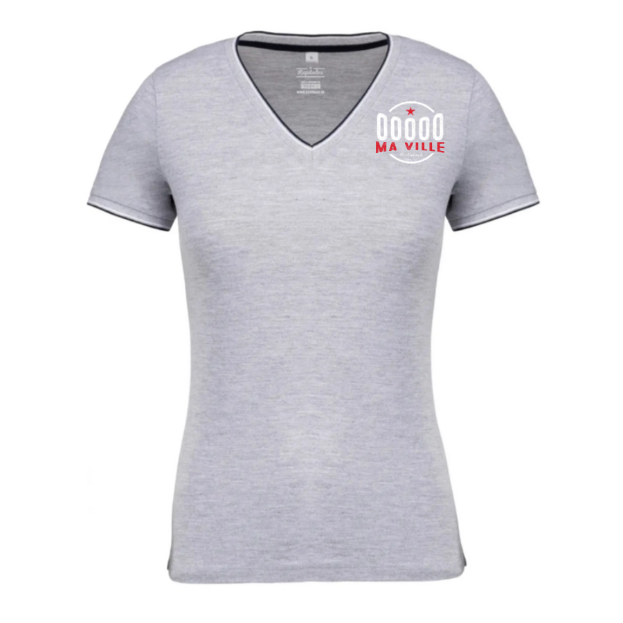 T-shirt Maille Piquée Femme-4