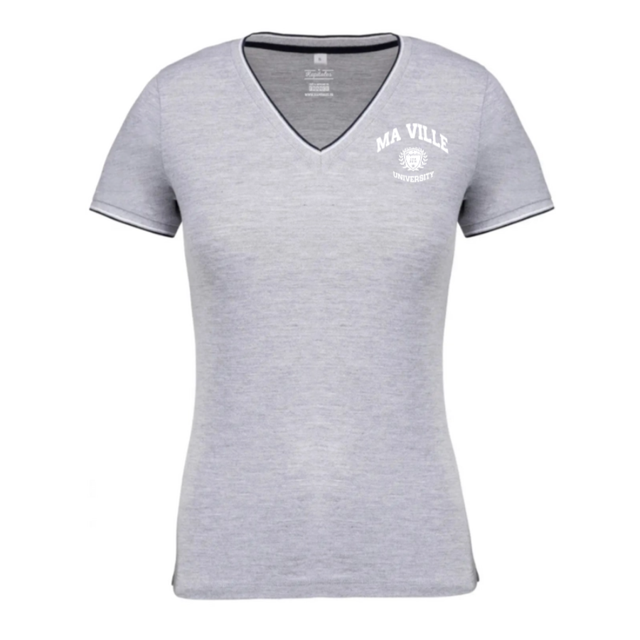 T-shirt Maille Piquée Femme-5