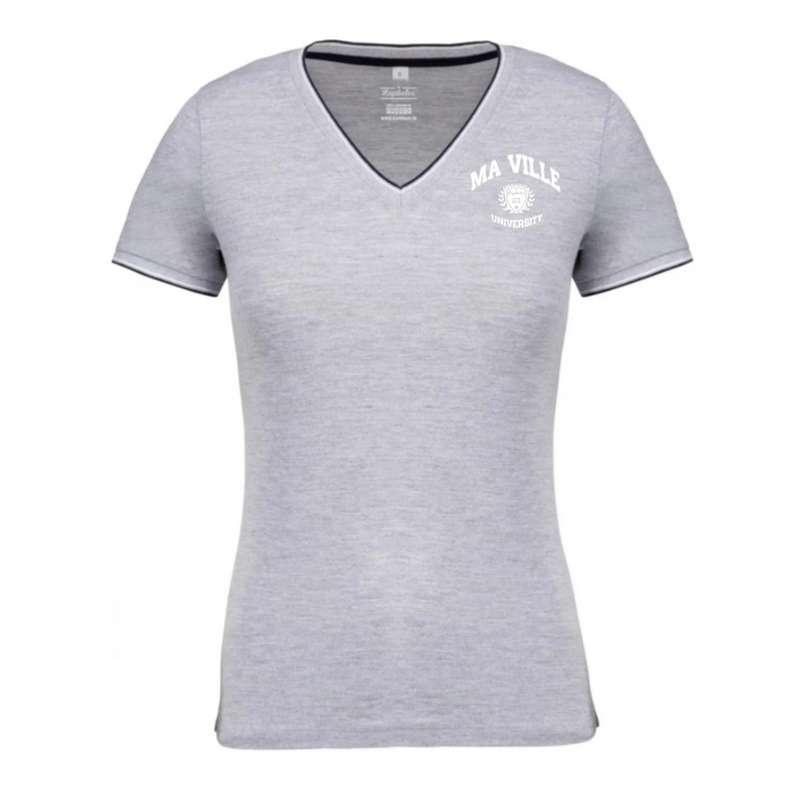 T-shirt Maille Piquée Femme-5