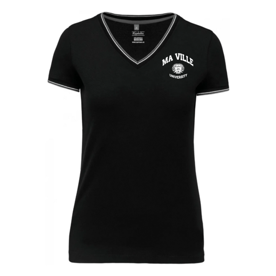 T-shirt Maille Piquée Femme-5