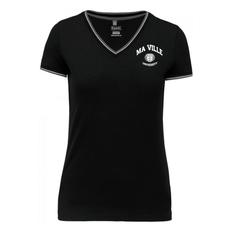 T-shirt Maille Piquée Femme-5