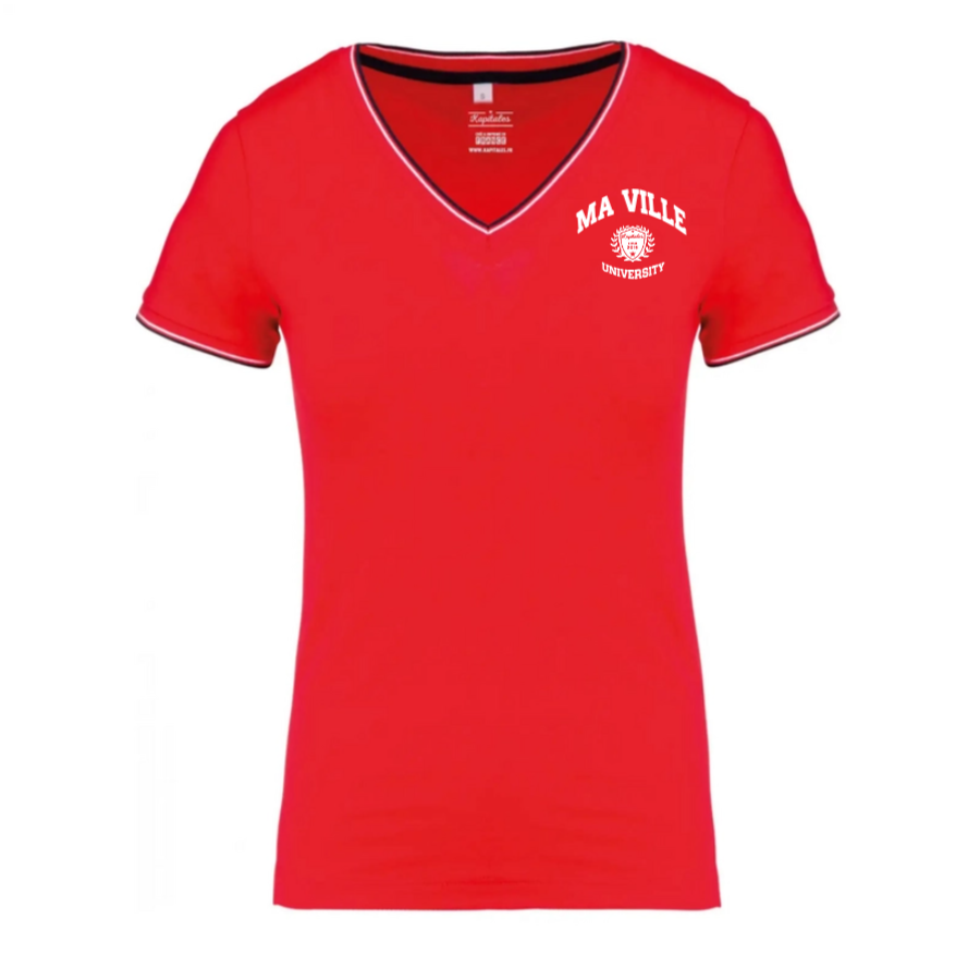 T-shirt Maille Piquée Femme-5