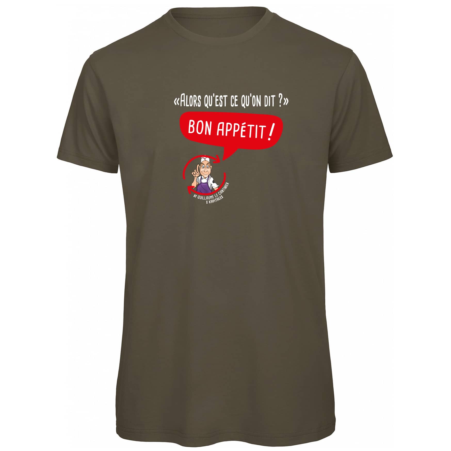GUILLAUME THE CANTERMAN T-SHIRT "BON APPETIT!"