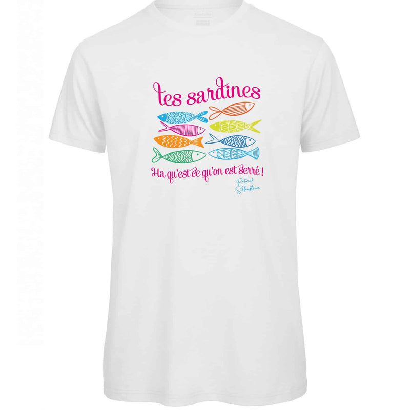 PATRICK SEBASTIEN "LES SARDINES" MULTICOLORED MEN'S T-SHIRT-2
