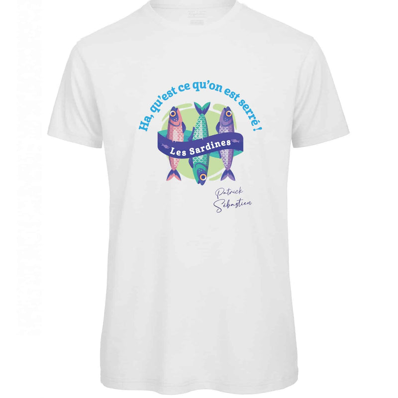 PATRICK SEBASTIEN "LES SARDINES" MEN'S T-SHIRT-2