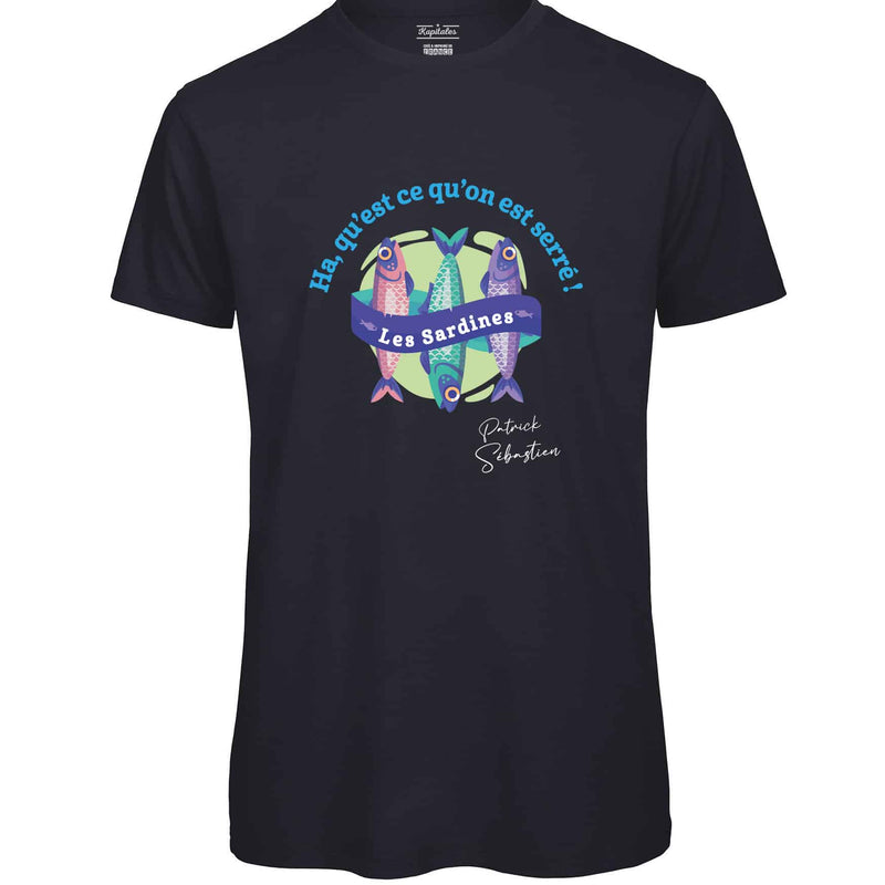 PATRICK SEBASTIEN "LES SARDINES" MEN'S T-SHIRT-4