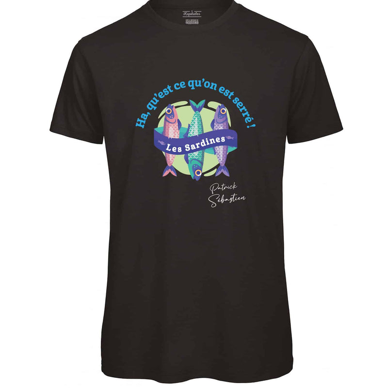 PATRICK SEBASTIEN "LES SARDINES" MEN'S T-SHIRT-3