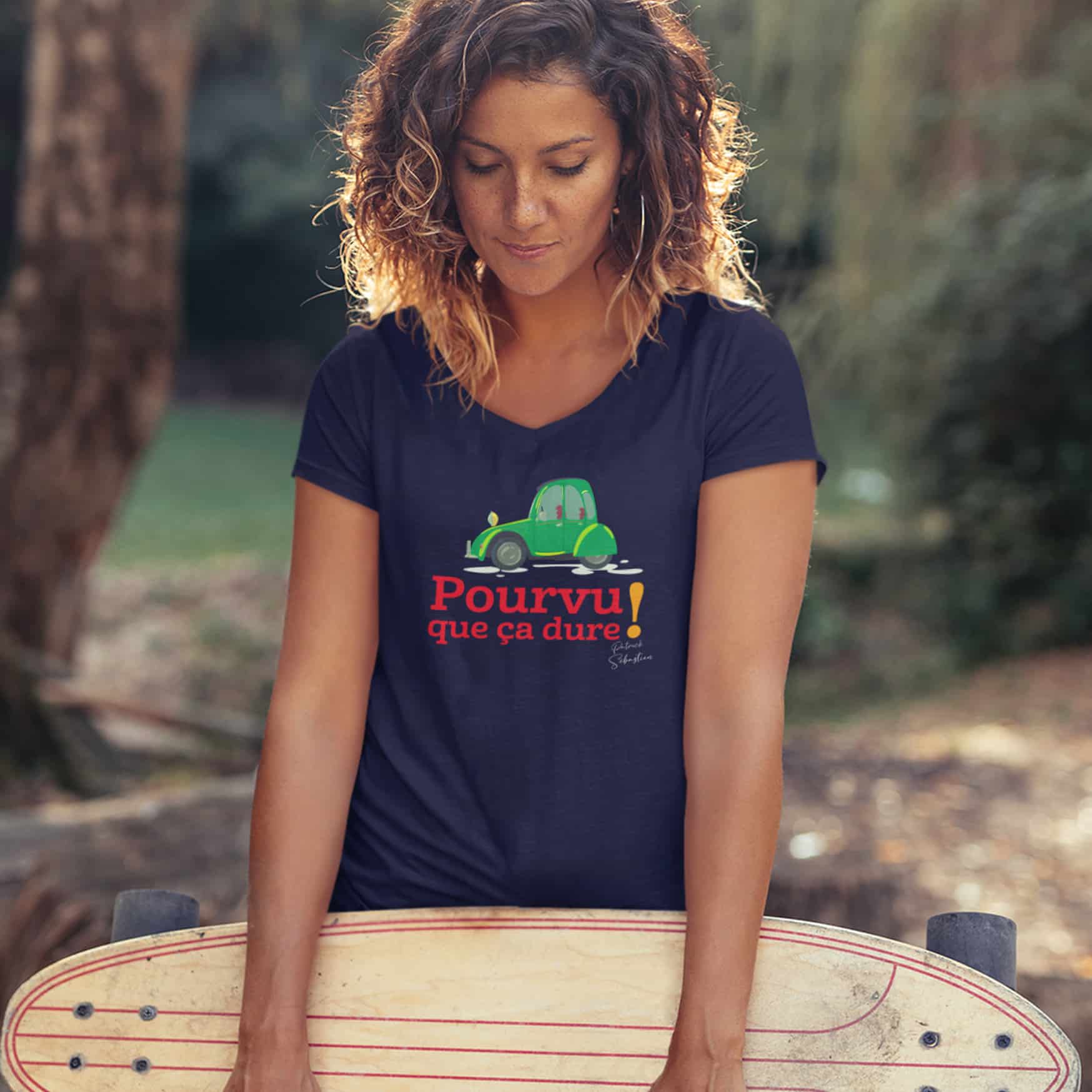 WOMEN'S T-SHIRT PATRICK SEBASTIEN "AS LONG AS IT LASTS"