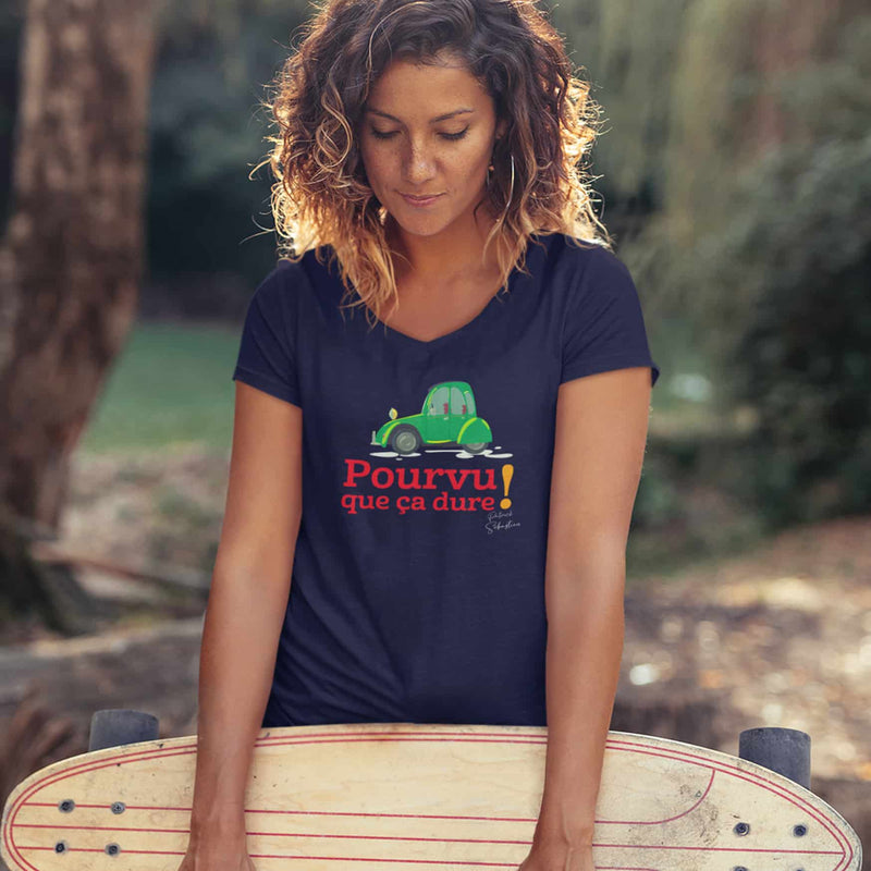 WOMEN'S T-SHIRT PATRICK SEBASTIEN "AS LONG AS IT LASTS"-1