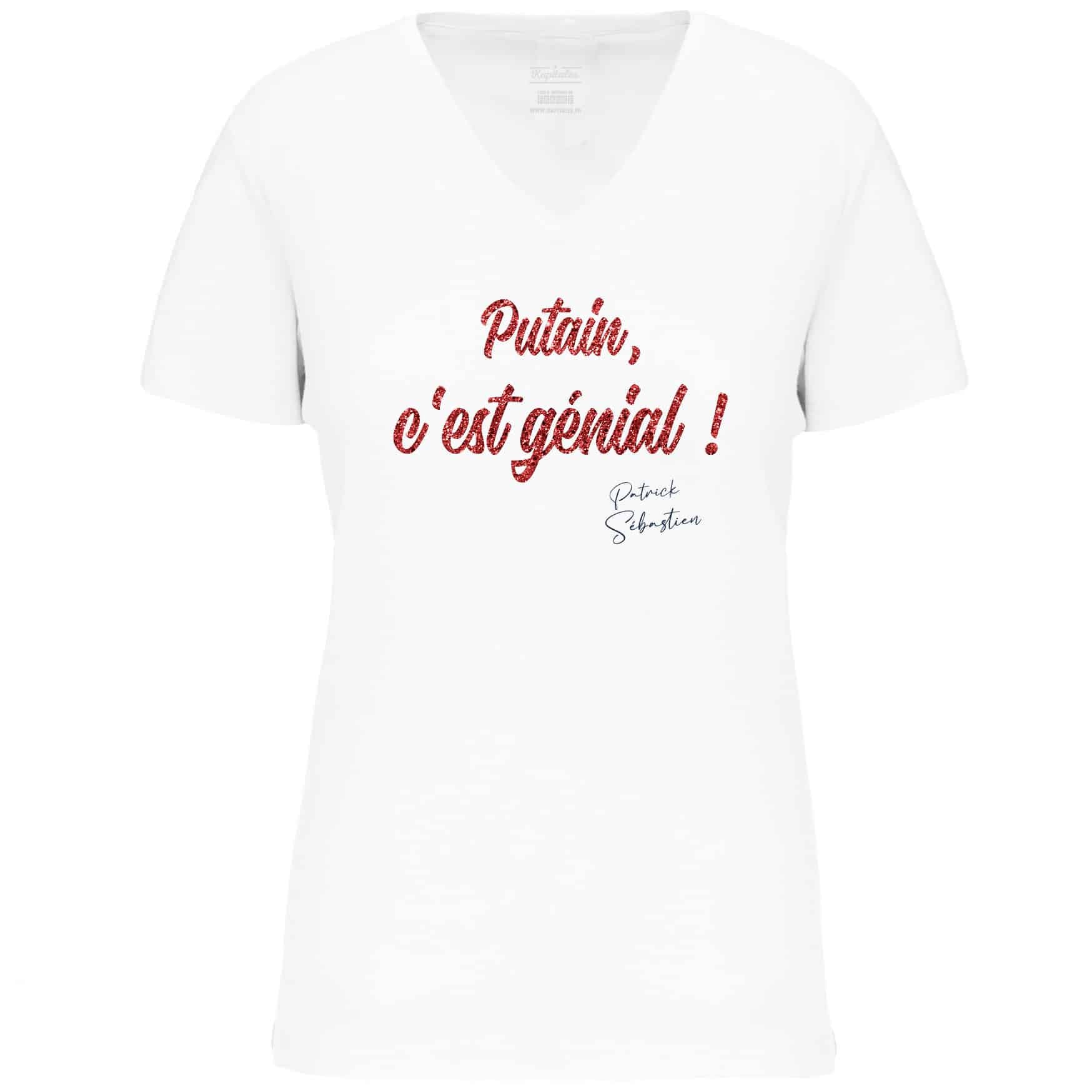 WOMEN'S T-SHIRT PATRICK SEBASTIEN "DAMN, THIS IS AWESOME!"-10