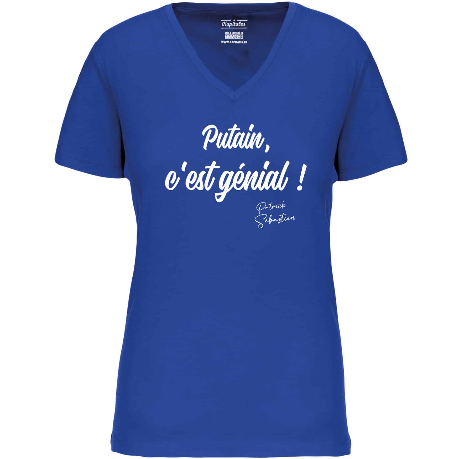 WOMEN'S T-SHIRT PATRICK SEBASTIEN "DAMN, THIS IS AWESOME!"-3