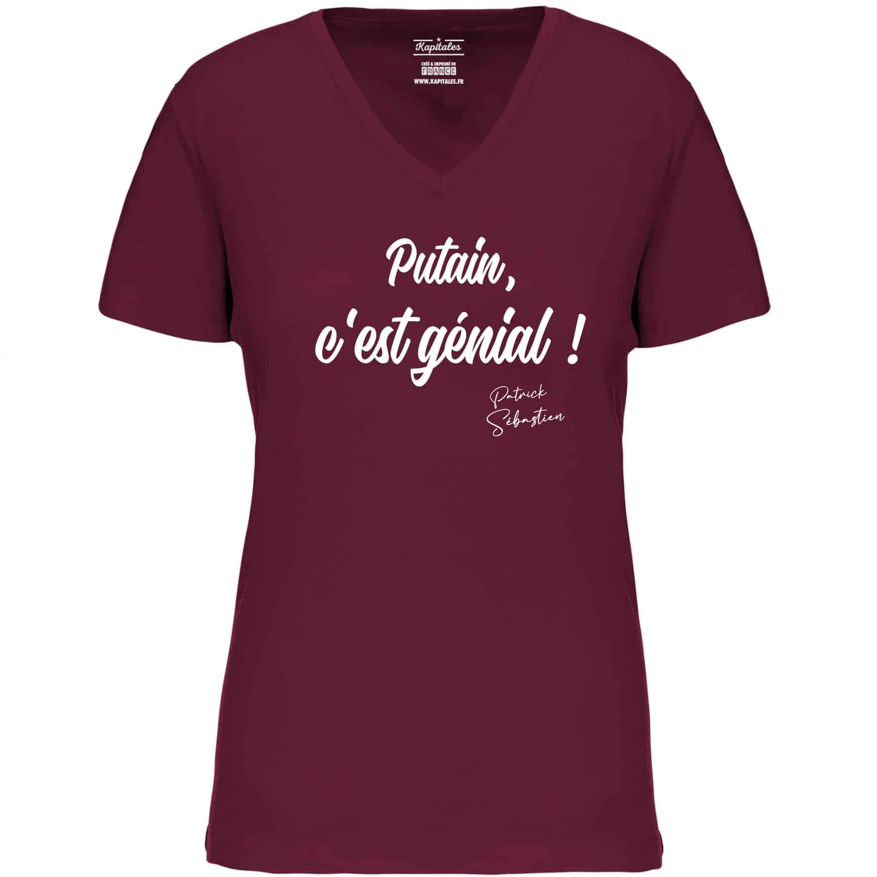 WOMEN'S T-SHIRT PATRICK SEBASTIEN "DAMN, THIS IS AWESOME!"