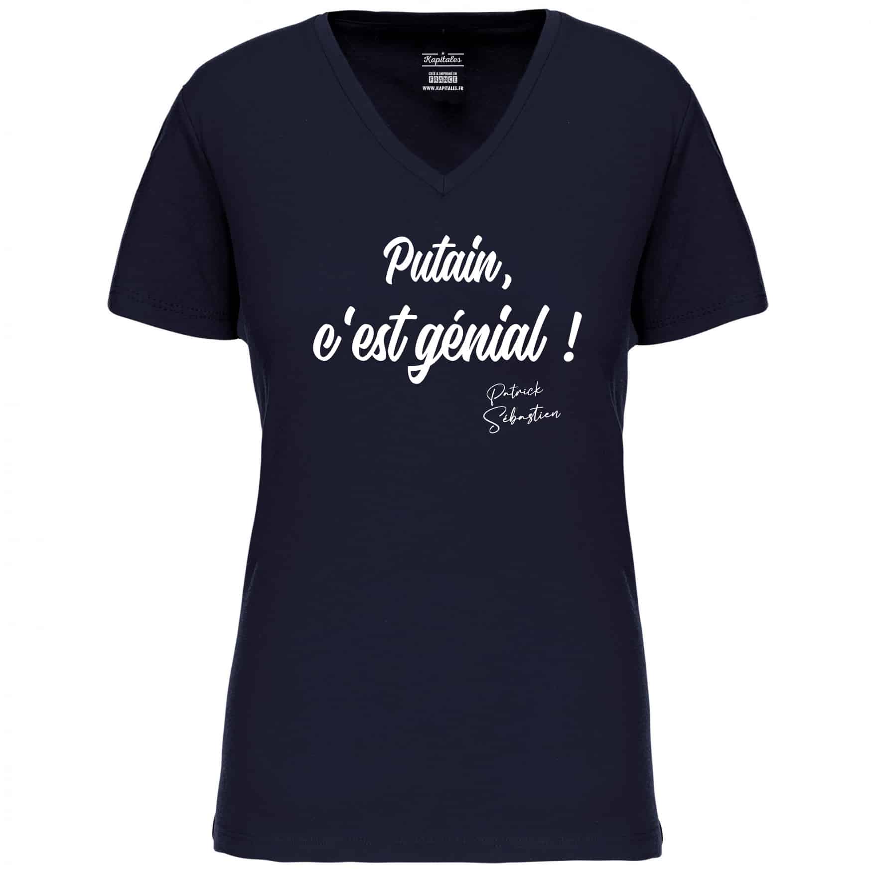 WOMEN'S T-SHIRT PATRICK SEBASTIEN "DAMN, THIS IS AWESOME!"