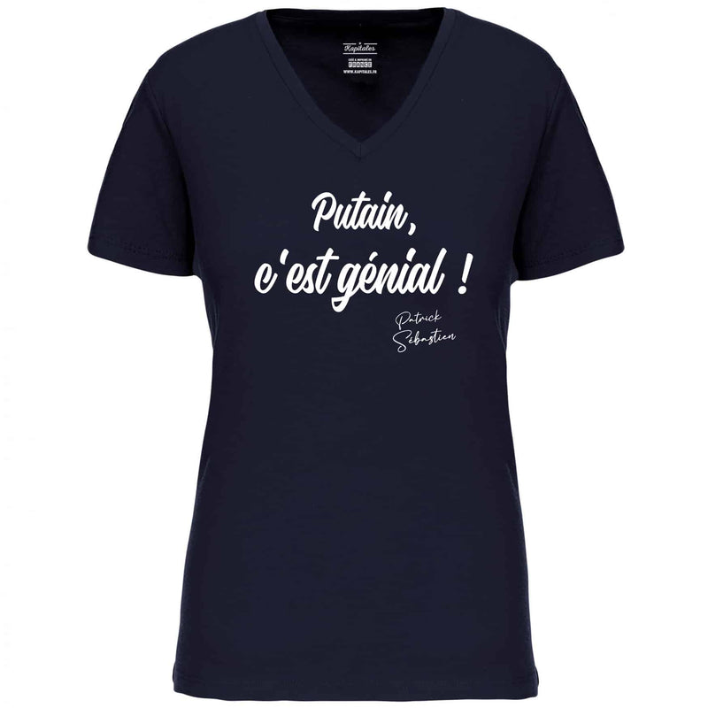 WOMEN'S T-SHIRT PATRICK SEBASTIEN "DAMN, THIS IS AWESOME!"-8