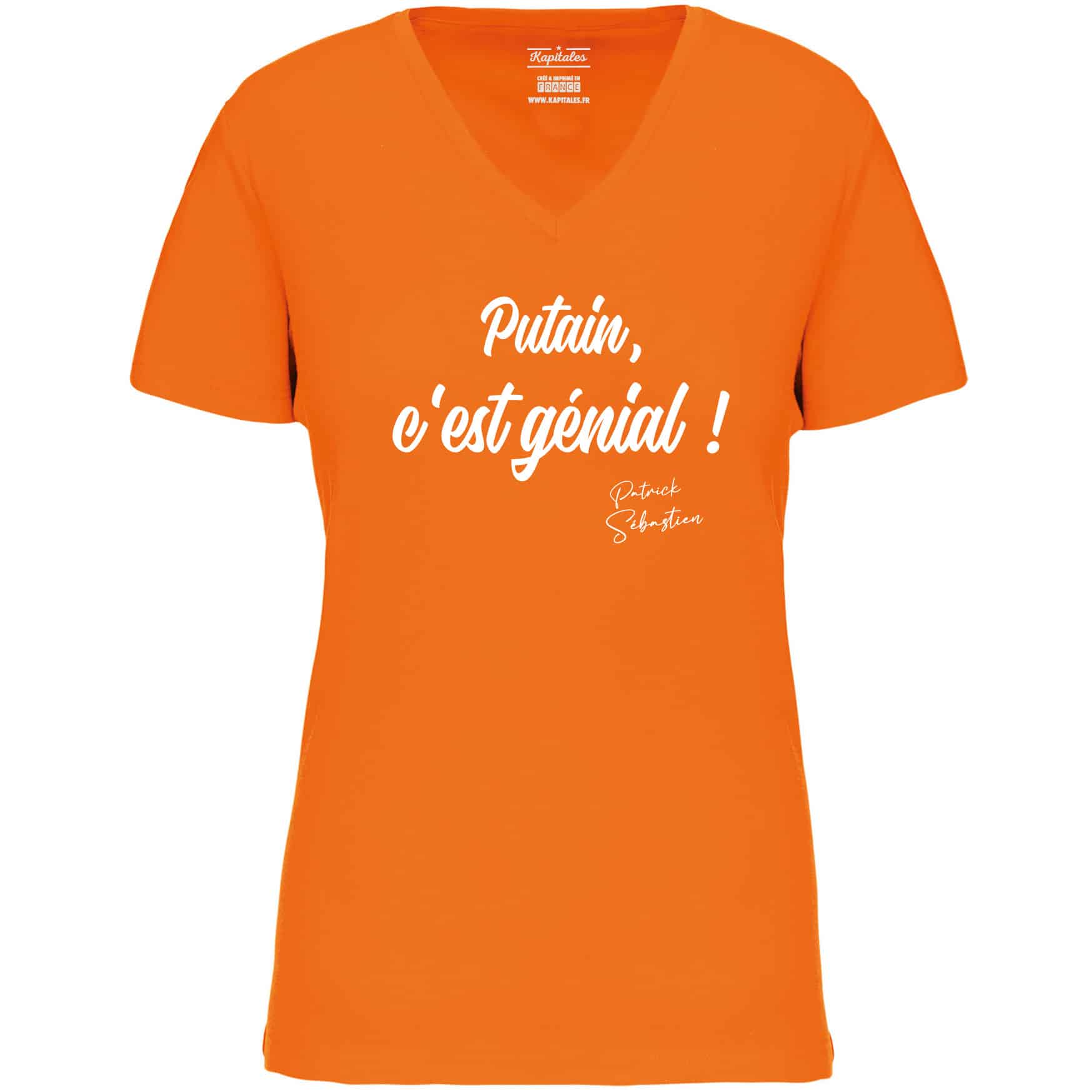 WOMEN'S T-SHIRT PATRICK SEBASTIEN "DAMN, THIS IS AWESOME!"