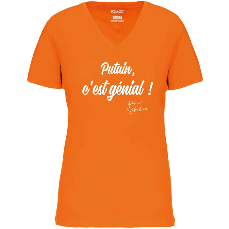 WOMEN'S T-SHIRT PATRICK SEBASTIEN "DAMN, THIS IS AWESOME!"-6