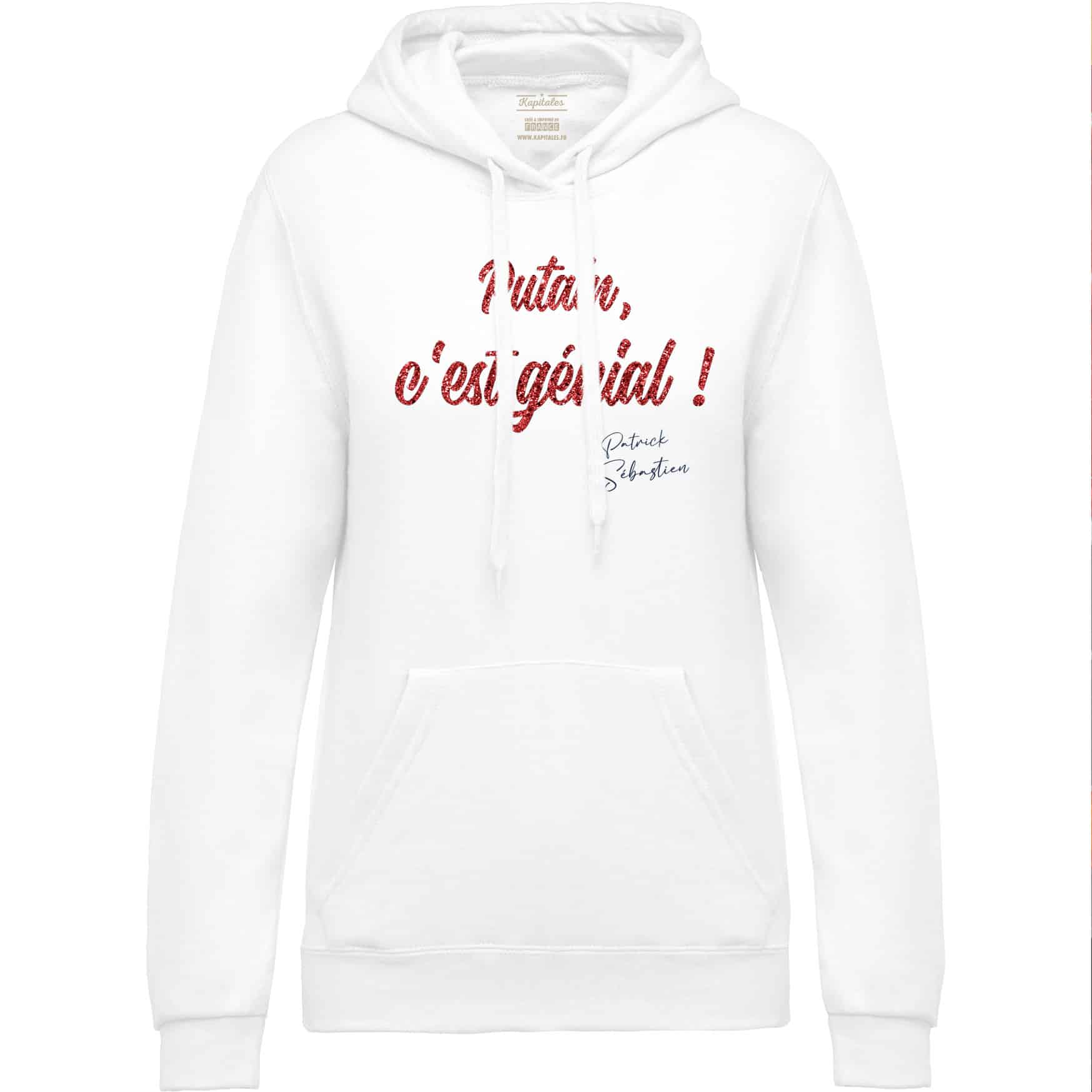 WOMEN'S SWEATSHIRT PATRICK SEBASTIEN "DAMN IT'S AWESOME!"-6