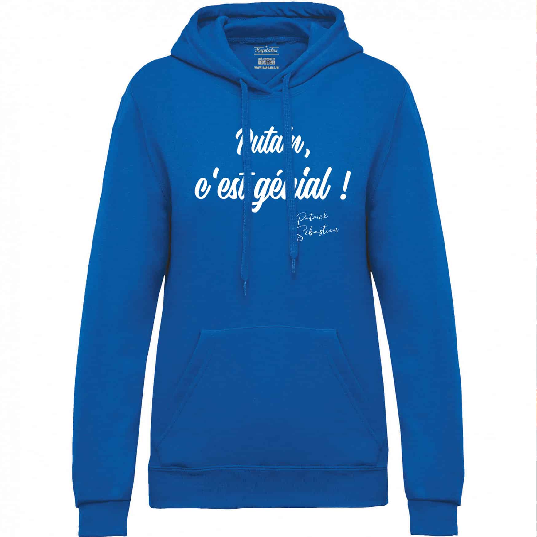 WOMEN'S SWEATSHIRT PATRICK SEBASTIEN "DAMN IT'S AWESOME!"