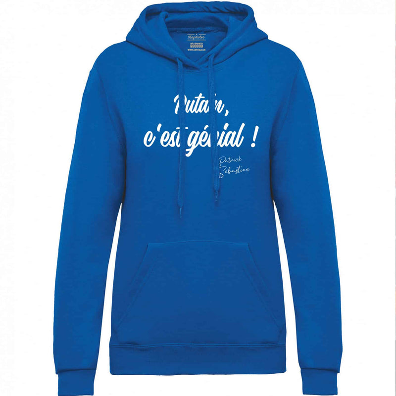 WOMEN'S SWEATSHIRT PATRICK SEBASTIEN "DAMN IT'S AWESOME!"-2