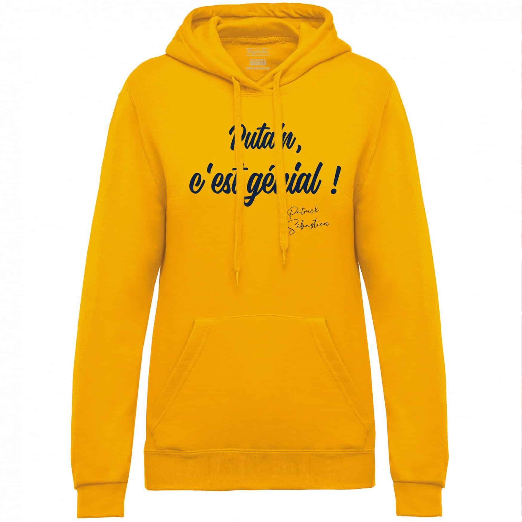 WOMEN'S SWEATSHIRT PATRICK SEBASTIEN "DAMN IT'S AWESOME!"