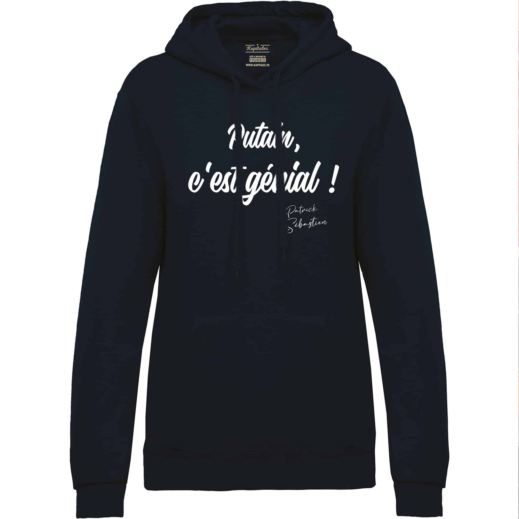 WOMEN'S SWEATSHIRT PATRICK SEBASTIEN "DAMN IT'S AWESOME!"