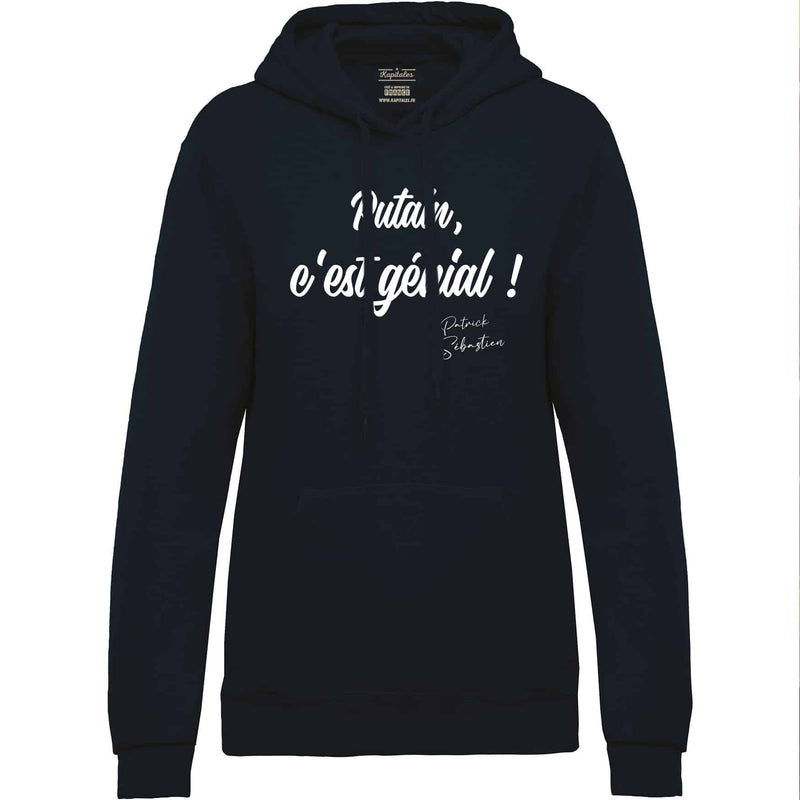WOMEN'S SWEATSHIRT PATRICK SEBASTIEN "DAMN IT'S AWESOME!"-4