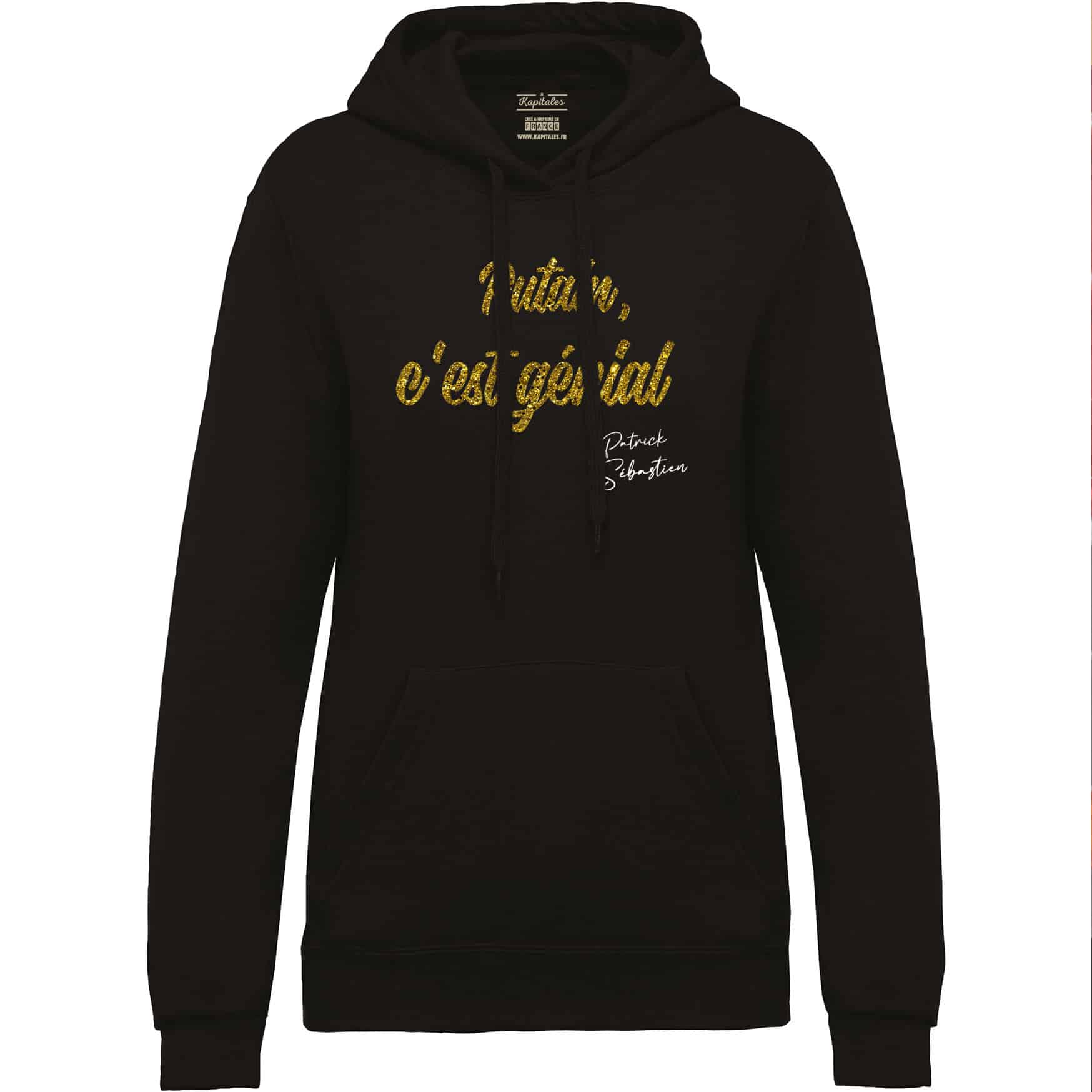 WOMEN'S SWEATSHIRT PATRICK SEBASTIEN "DAMN IT'S AWESOME!"