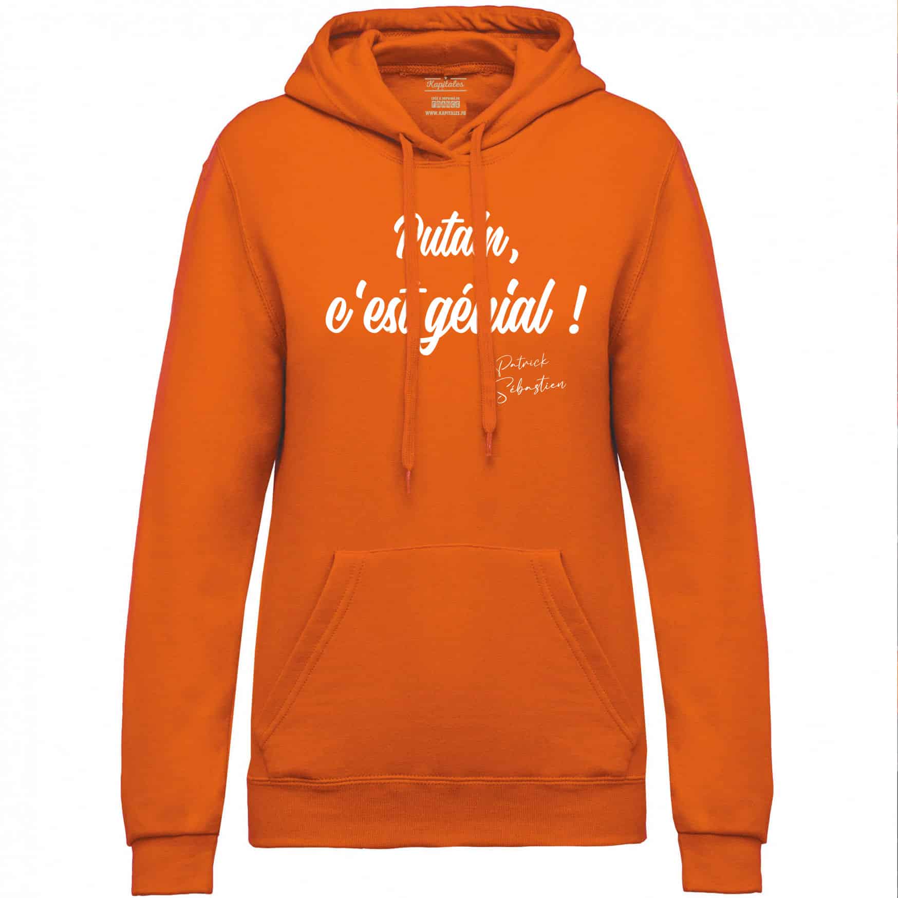 WOMEN'S SWEATSHIRT PATRICK SEBASTIEN "DAMN IT'S AWESOME!"
